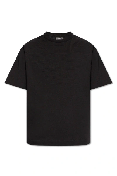 Emporio Armani T-shirt With Logo In Black
