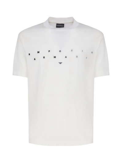 Emporio Armani T-shirt With Logo In White