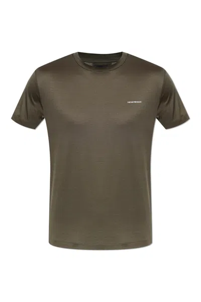 EMPORIO ARMANI EMPORIO ARMANI T-SHIRT WITH PRINTED LOGO