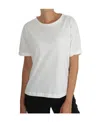 Emporio Armani T-shirt With Round Neck And Short Sleeves In White