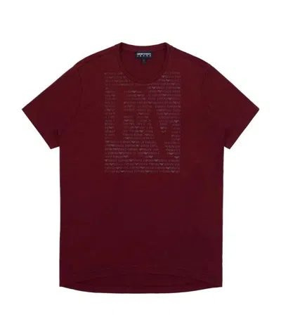 Emporio Armani T-shirt With Round Neck In Red