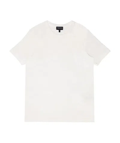 Emporio Armani T-shirt With Round Neck In White