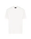 Emporio Armani White Logo Embroidery T-shirt