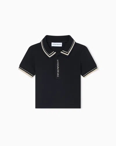 Emporio Armani Kids' T-shirts In Black