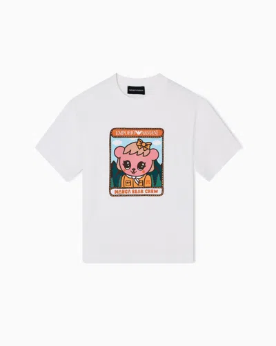 Emporio Armani Kids' T-shirts In White
