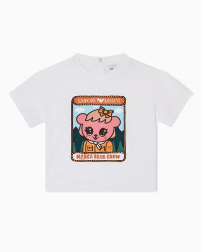 Emporio Armani Kids' T-shirts In White