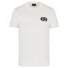 Emporio Armani Logo-embroidered T-shirt In Multi