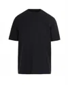 Emporio Armani T-shirt In Cotone Blu Navy In Black