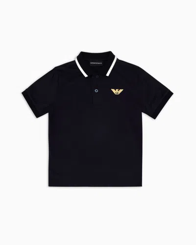 Emporio Armani Kids' T-shirts In Black