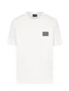 Emporio Armani Asv Jersey T-shirt With Embroidered Logo Patch
