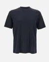 Emporio Armani Short-sleeved T-shirt In Blue