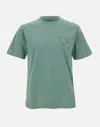 Emporio Armani Petrol Blue Cotton T Shirt