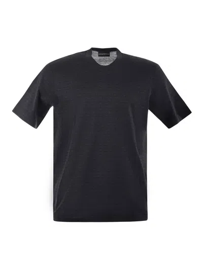 Emporio Armani T-shirts And Polos In Black