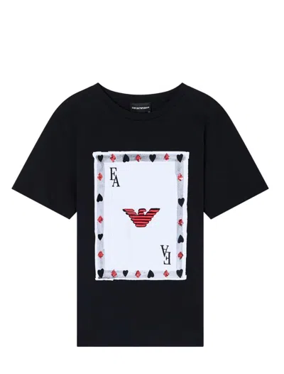 Emporio Armani T-shirts And Polos In Black