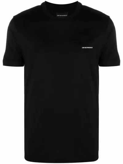 Emporio Armani T-shirts And Polos Black