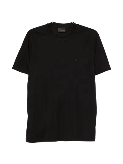 Emporio Armani T-shirts And Polos Black