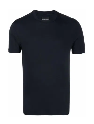 EMPORIO ARMANI EMPORIO ARMANI T SHIRTS AND POLOS BLUE
