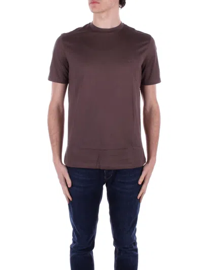 Emporio Armani T-shirts And Polos Brown In Marrone Marrone