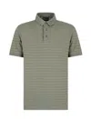 Emporio Armani Stripe Polo Shirt In Dis. 3 Horizontal St