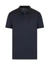 Emporio Armani Logo-embroidered Cotton Polo Shirt In Iconico 0920