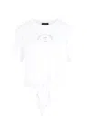 Emporio Armani Women's T-shirts And Polos In Optical White