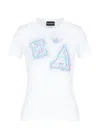 Emporio Armani T-shirts And Polos In Optical White