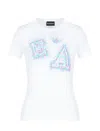 Emporio Armani T-shirts And Polos In Optical White