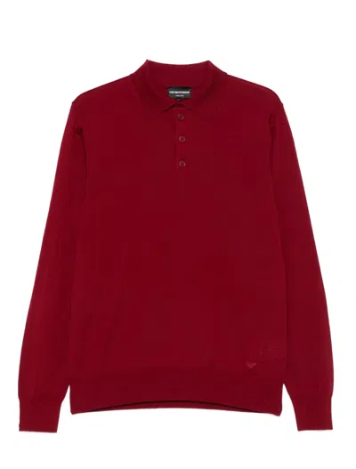 Emporio Armani T Shirts And Polos In Red