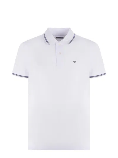 Emporio Armani T-shirts And Polos White In Gray