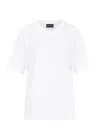 Emporio Armani Logo-embossed T-shirt In White