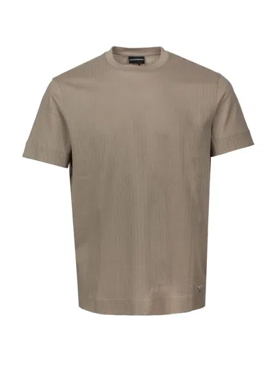 Emporio Armani T-shirts & Tops In Grey