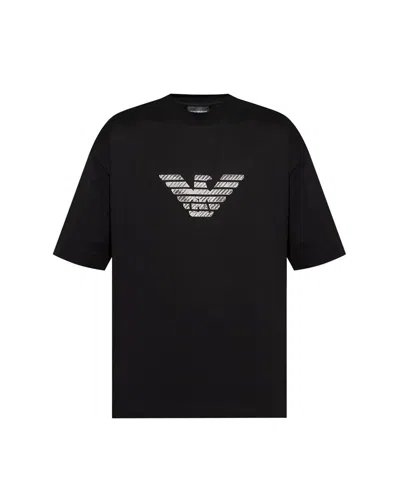 Emporio Armani T-shirts In Black