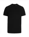 Emporio Armani T-shirt In Cotone Blu Navy In Black