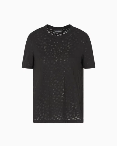 Emporio Armani T-shirts Coupe Décontractée In Black
