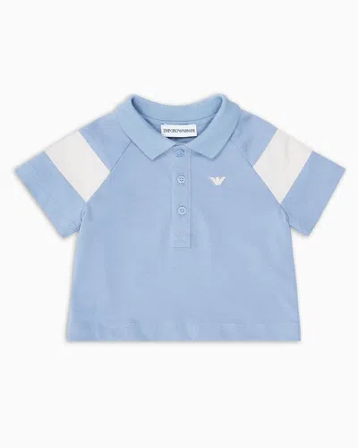 Emporio Armani Kids' T-shirts In Light Blue