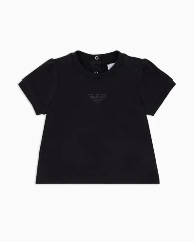 Emporio Armani Kids' T-shirts In Black