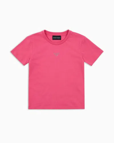 Emporio Armani Kids' T-shirts In Pink
