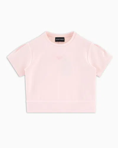 Emporio Armani Kids' T-shirts In Pink