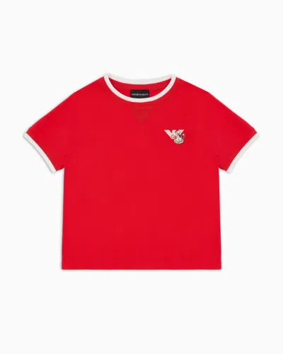 Emporio Armani Kids' T-shirts In Red