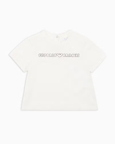 Emporio Armani Kids' T-shirts In White