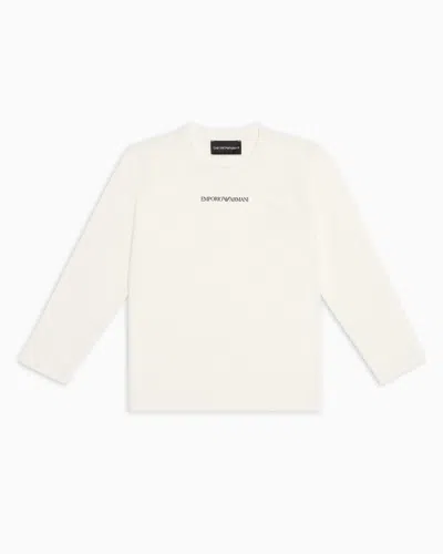 Emporio Armani Kids' T-shirts In White