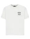 Emporio Armani Asv Jersey T-shirt With ‘let The Sea Set You Free' Embroidery In White