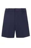 Emporio Armani Bermuda Trousers In Blue