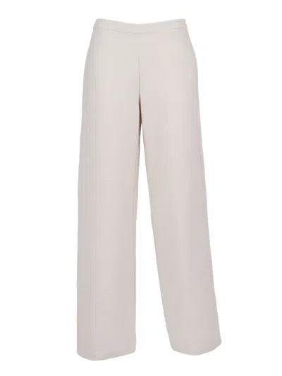 Emporio Armani Tailored Black Trousers With Mid-rise Waist In Neutral
