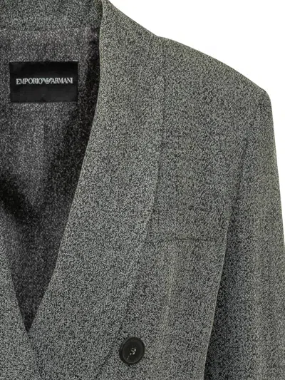 Emporio Armani Tailored Blazer In Nero