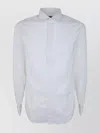 Emporio Armani Tailored Shirt With Buttoned Cuffs In White