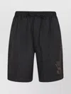 EMPORIO ARMANI TAILORED SHORTS EMBROIDERED DETAILING