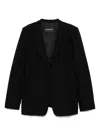 Emporio Armani Single-breasted Blazer Jacket Glitter Finish