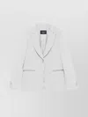 EMPORIO ARMANI TAILORED SINGLE-BREASTED BLAZER WITH REAR VENT