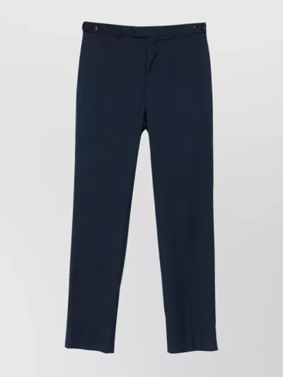 EMPORIO ARMANI TAILORED WOOL TROUSERS FEATURING ADJUSTABLE ELEMENTS